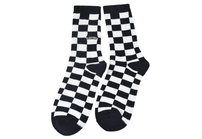 Classic Socks - Checkered Black