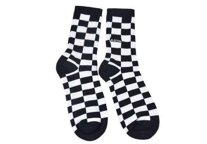 Classic Socks - Checkered Black