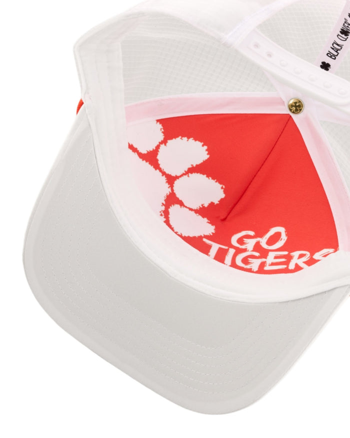Clemson University Whiteout - Orange and White CU Hat