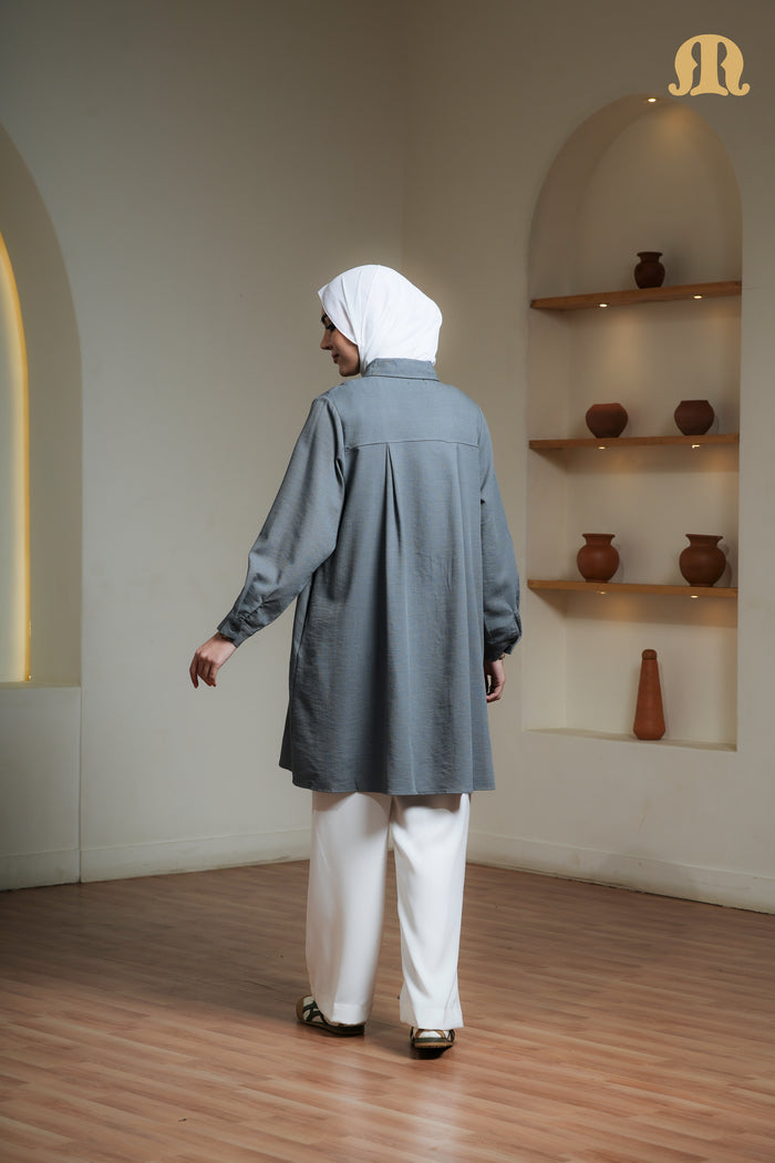CLEO TUNIC GREY CHT02