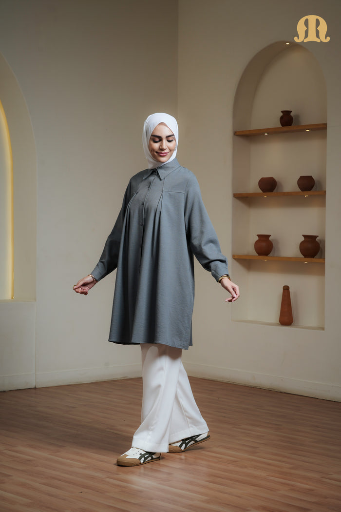 CLEO TUNIC GREY CHT02