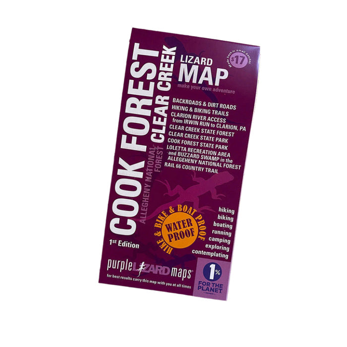 Cook Forest Clear Creek Map