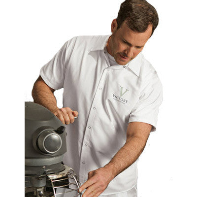 Cornerstone Mens Pocketless Short Sleeve Snap Shirt - EZ Corporate Clothing
 - 1