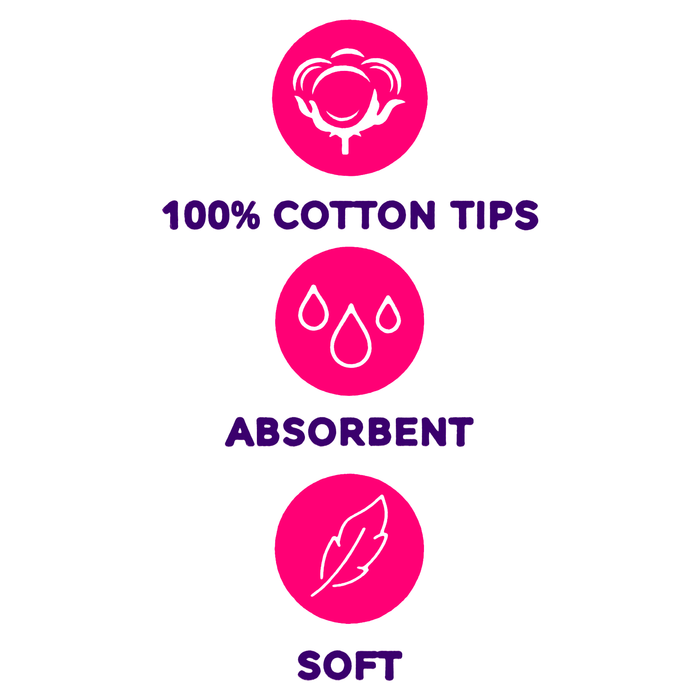 Cotton Tip Applicators Double End (50/Pk)