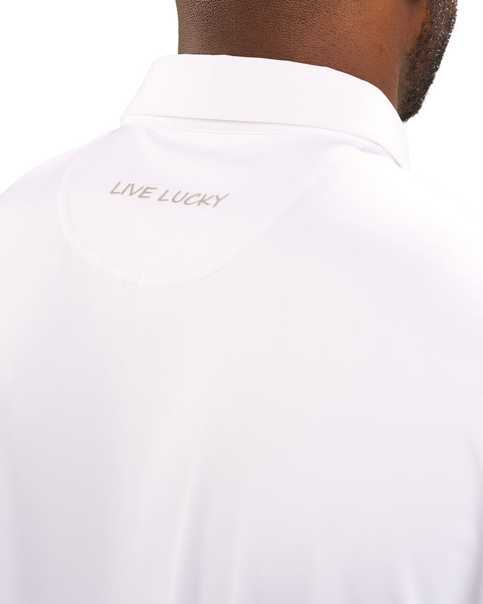 Crockett Polo - University of Illinois White Polo