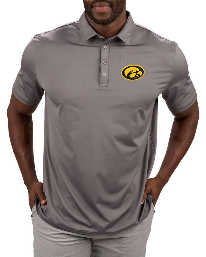 Crockett Polo - University of Iowa Charcoal Polo