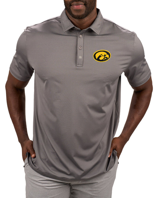 Crockett Polo - University of Iowa Charcoal Polo