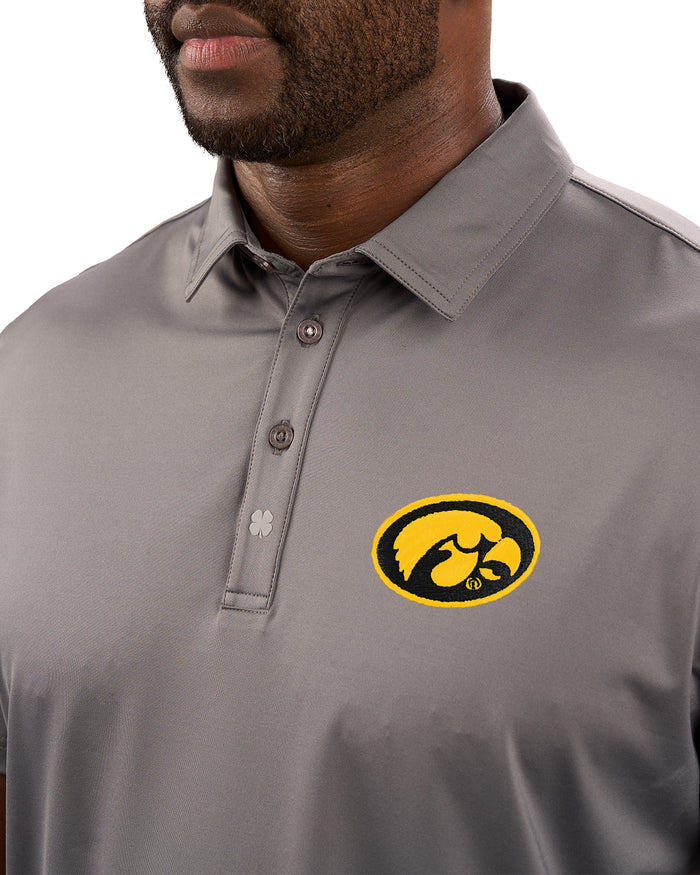 Crockett Polo - University of Iowa Charcoal Polo