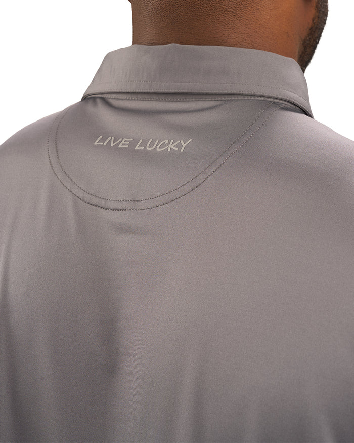 Crockett Polo - University of Iowa Charcoal Polo