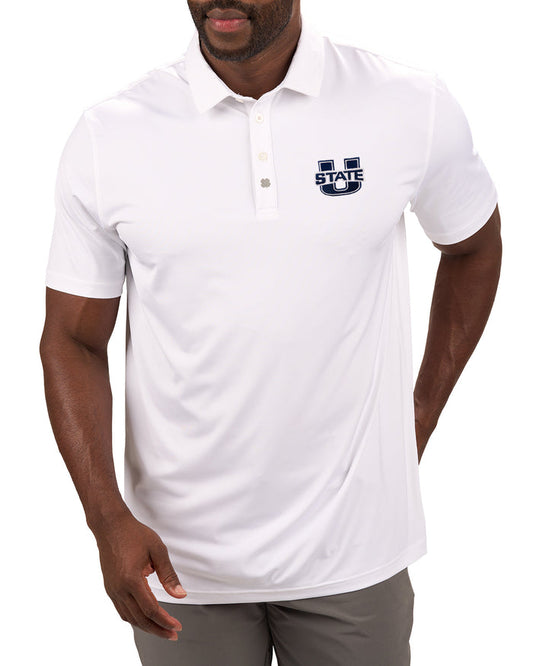 Crockett Polo - Utah State University White Polo