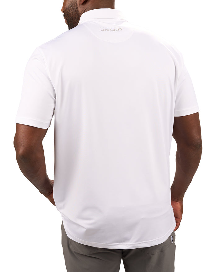 Crockett Polo - Utah State University White Polo