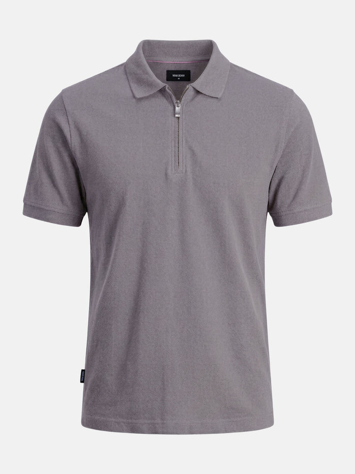 De Fintor Lichtgrijs Poloshirt
