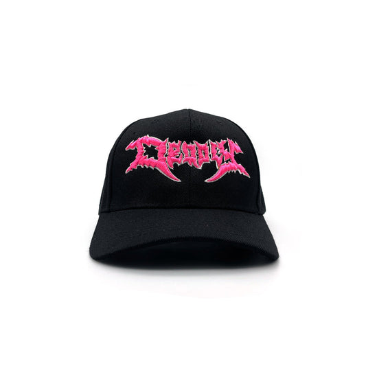 Deadly Doll Doomed Pink Embroidered Cap - SHENGLI ROAD MARKET