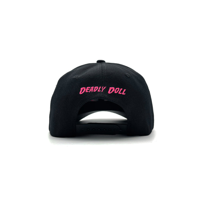 Deadly Doll Doomed Pink Embroidered Cap