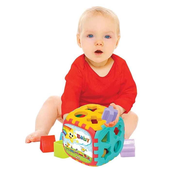 Dede Baby Puzzle Big Shape Sorter Cube - ebebek - Black Friday