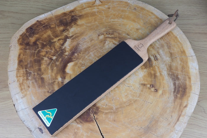 Double-Sided Paddle Strop - Black Cow Leather