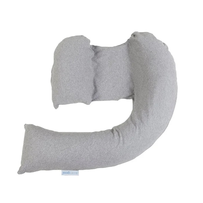 Dreamgenii Support and Feeding Pillow - Grey Marl Cotton Jersey - ebebek - Black Friday
