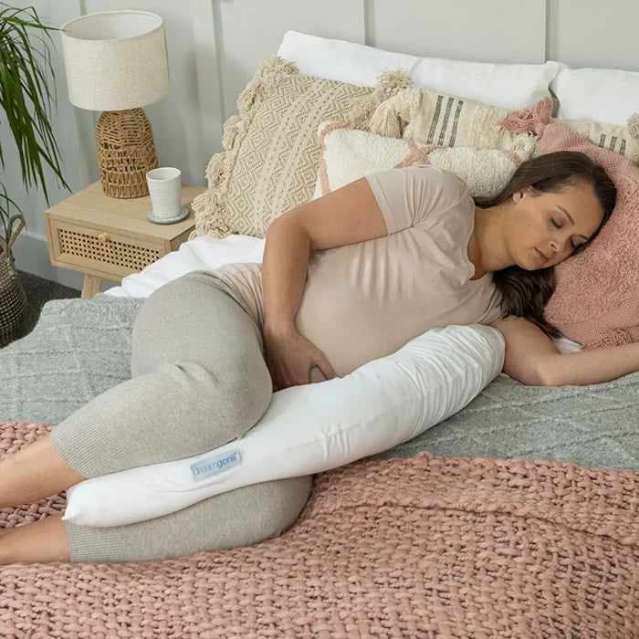 Dreamgenii Support and Feeding Pillow Spare Cover - White Cotton Jersey - ebebek - Black Friday