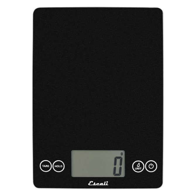 Escali Arti Glass Digital Scale 15lb. Black