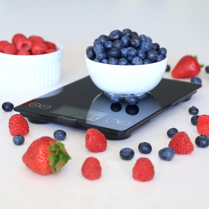 Escali Arti Glass Digital Scale 15lb. Black