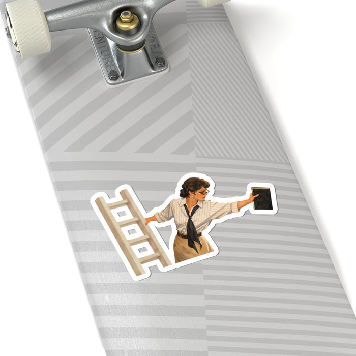 Evelyn Librarian Sticker