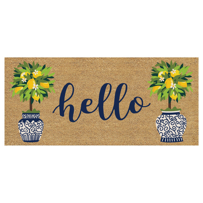 Evergreen Enterprises Flocked Coir Sassafras Switch Mat-Hello Topiary