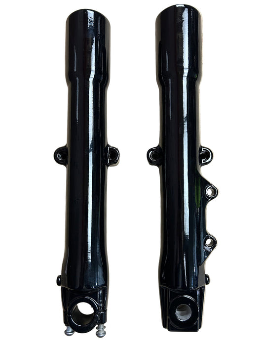 Harley Davidson OEM 2013 Softail Gloss Black Fork Lowers 45918-07 & 45917-08