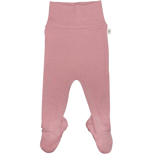 Imperfect Baby Footed Pants, Merino Wool, Blush