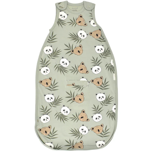 Imperfect Ecolino® Adjustable Baby Sleep Bag, Organic Cotton, Universal Size: 2 Months - 2 Years, Treetop Safari