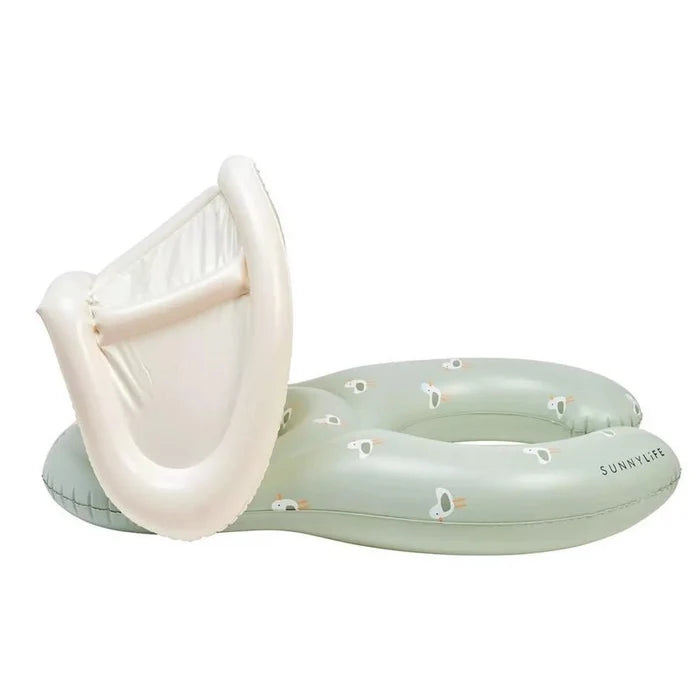 Inflatable Baby Float with Safety Seat and Sunshade - Sammy the Seagull