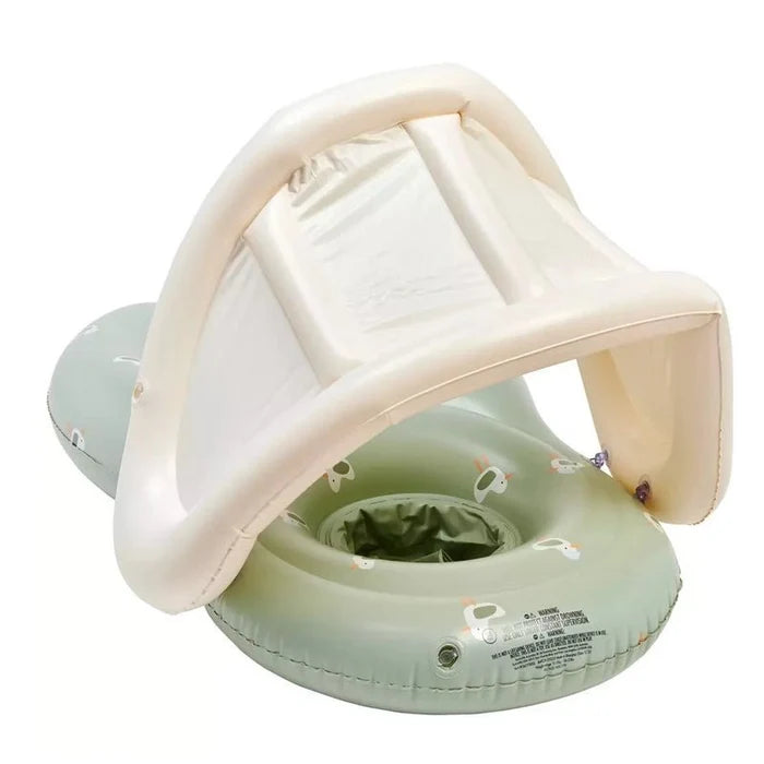 Inflatable Baby Float with Safety Seat and Sunshade - Sammy the Seagull
