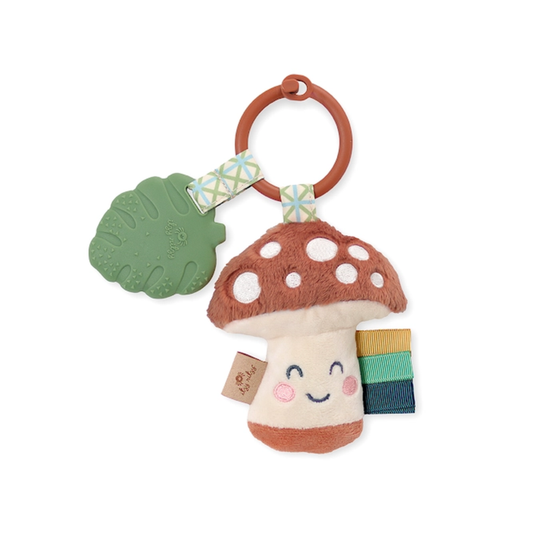 Itzy Pal Mushroom Plush + Teether