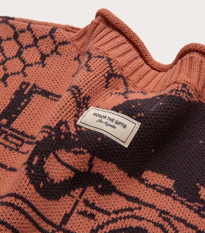 Jungle Sweater - Peach