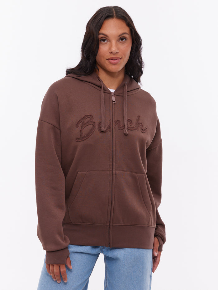 Kingra Brown BR016 Zips Oversized Embroidery Shot 1