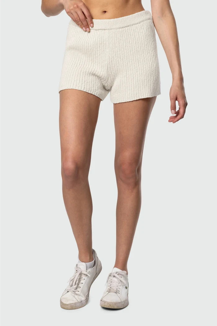 Knit Short Shorts - Front