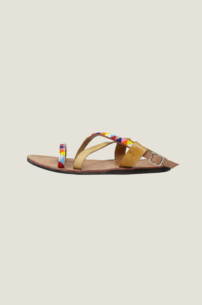 Lara Leather Sandals | Multi - Aspiga