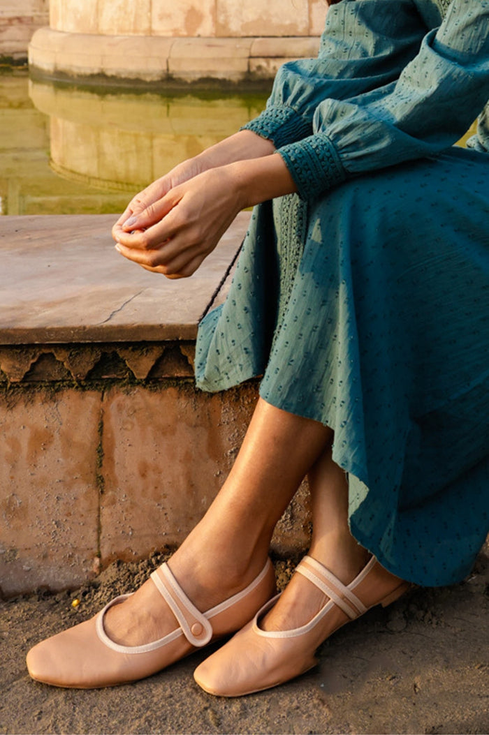 Leather Mary Jane | Camel - Aspiga
