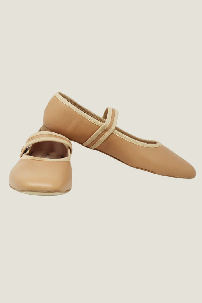 Leather Mary Jane | Camel - Aspiga