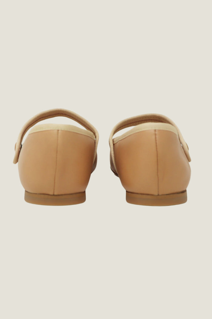Leather Mary Jane | Camel - Aspiga