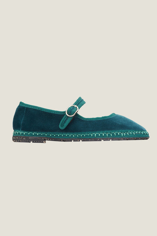 Leonor Mary Jane Shoe | Teal