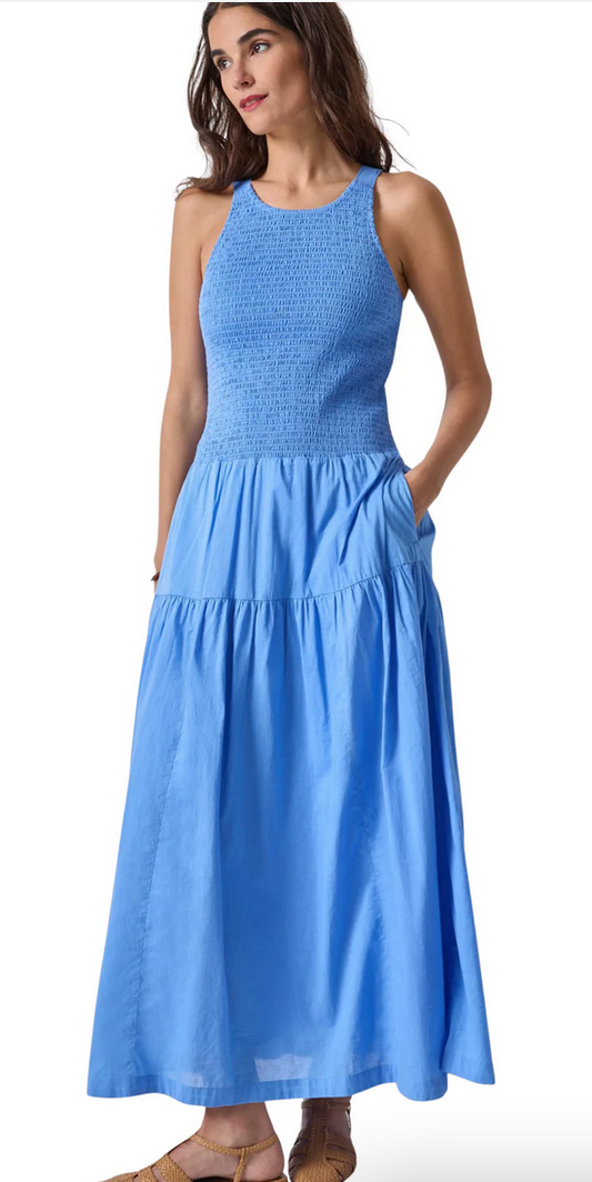Lilla P Smocked Bodice Maxi Dress