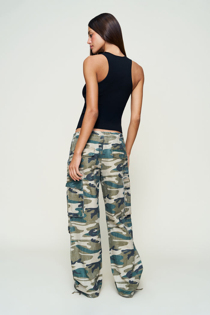 Luca Cargo Pant in Camouflage