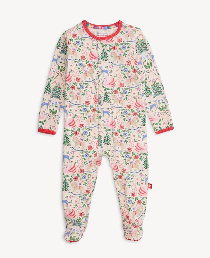 Magnetic Me Original Cotton Magnetic Footie-Sugar Plum