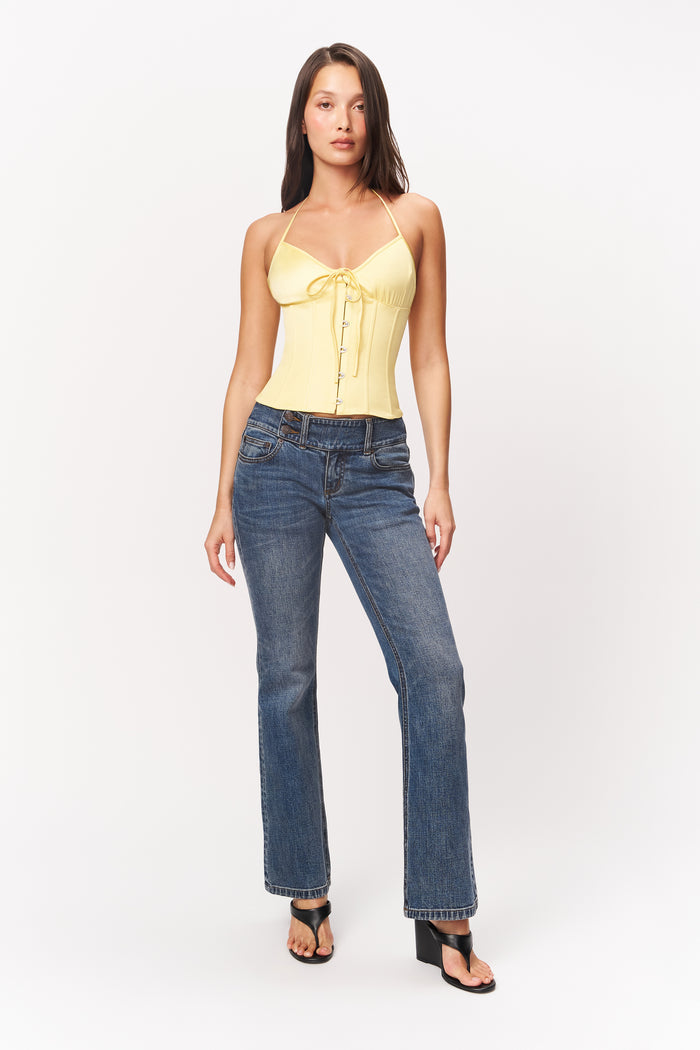Marini Corset in Sunshine Yellow