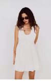 MINKPINK Anisa Embroidered Mini Dress