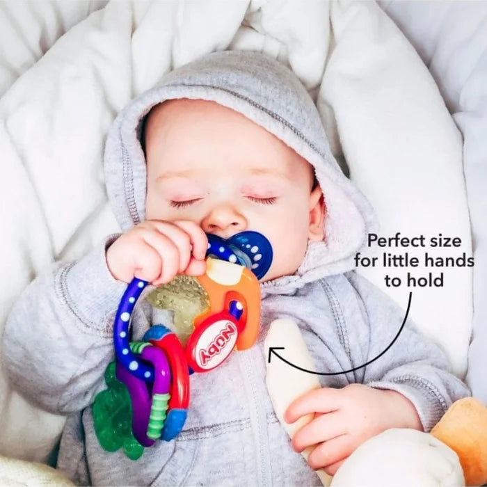 Nuby Icy Bite Keys Teether Toy - ebebek - Black Friday