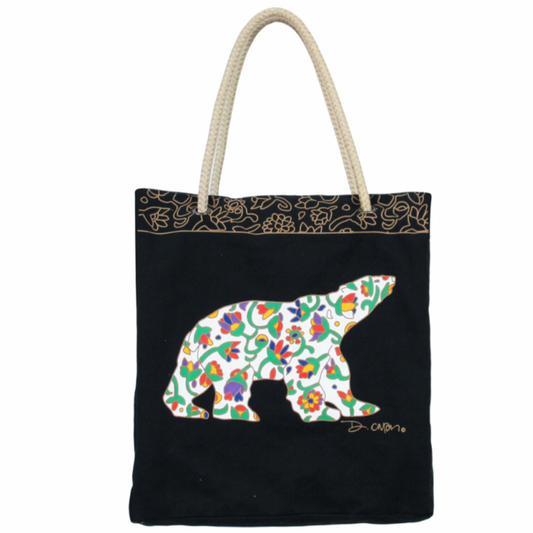 OSCARDO Artist Eco Canvas Bag - Spring Bear