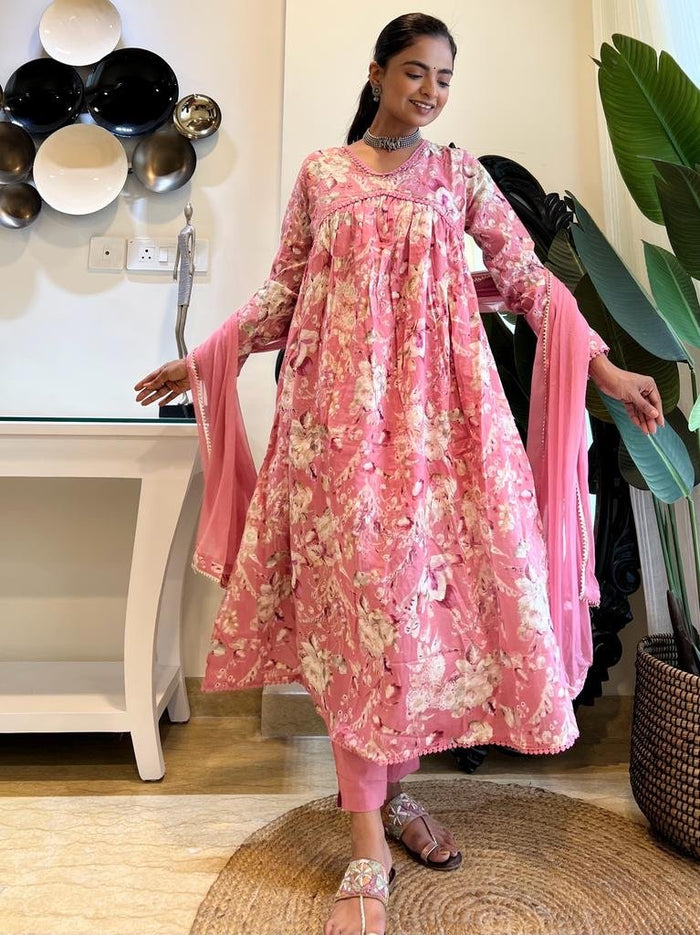 Pink Floral Alia Set