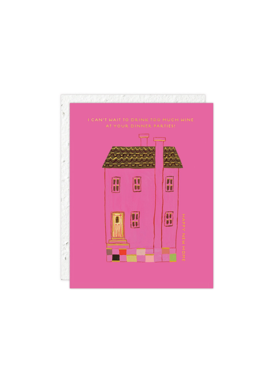 Pink New Home Card
