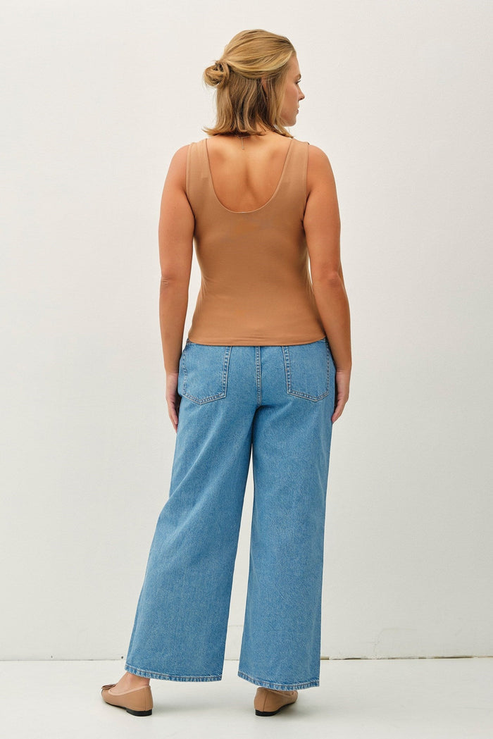 Plus Soft & Stretchy Scoop Neck Tank - Tank